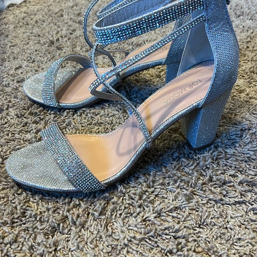 TOP Moda silver formal heels - Picture 5 of 5